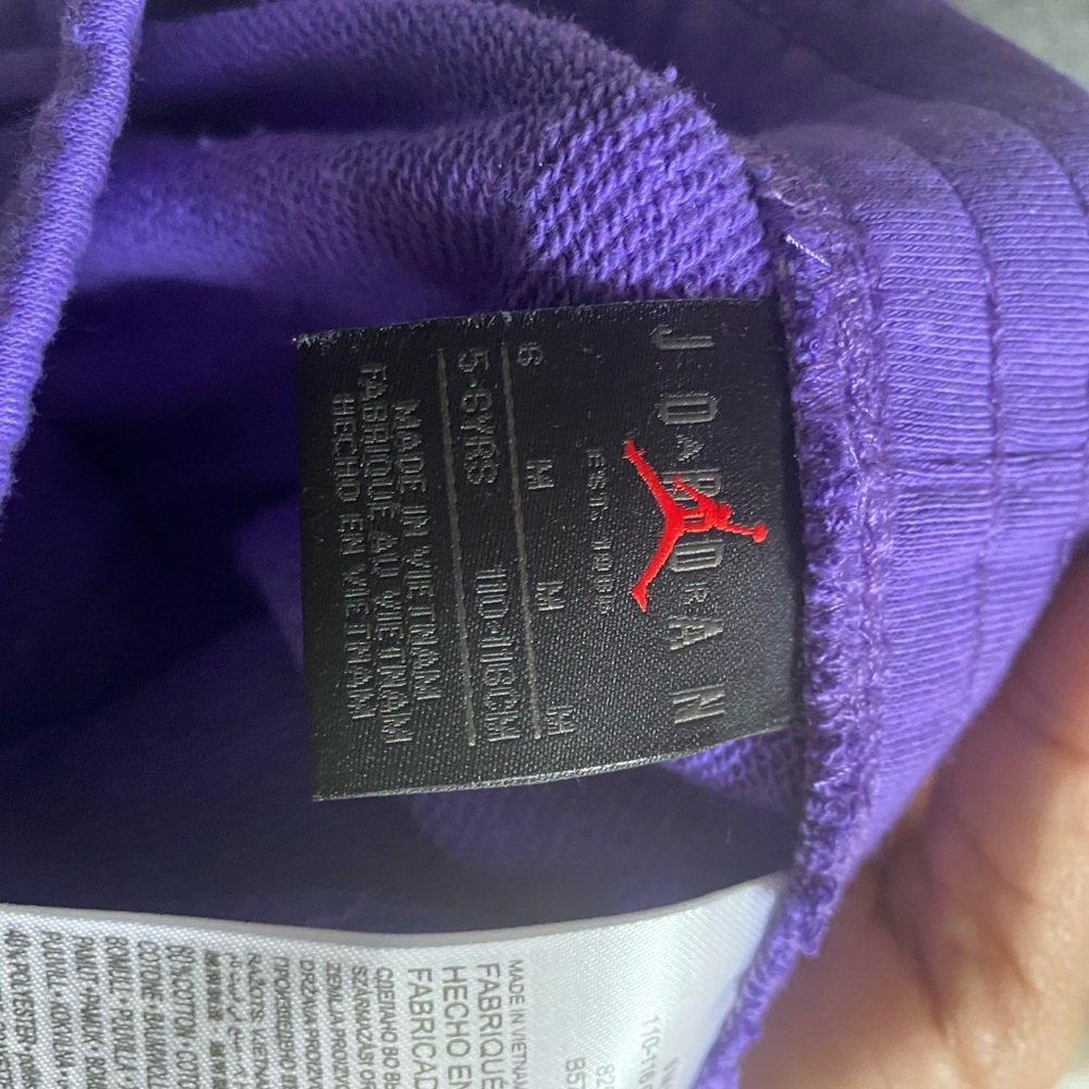 Jordan Kids' Purple Athletic Bottoms